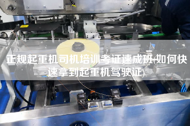 正規起重機司機培訓考證速成班(如何快速拿到起重機駕駛證) 正規起重機司機培訓考證速成班(如何快速拿到起重機駕駛證)